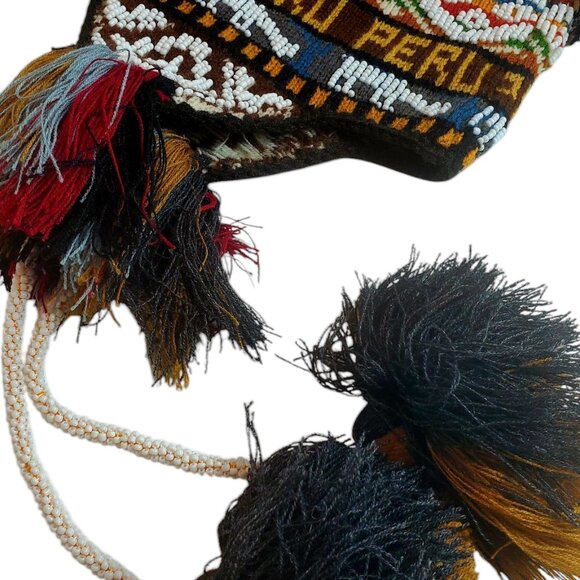 Chullo Andean Beanie Hat – Spirit for Extreme Adventures, Unisex gift Wrap yours - Picture 3 of 3